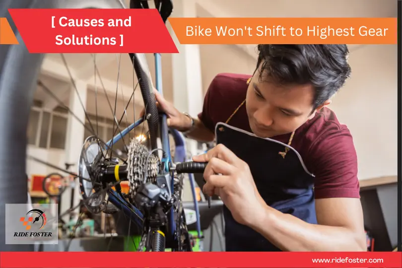 bike won't shift to highest gear