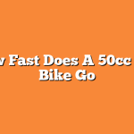 How Fast Does A 50cc Dirt Bike Go