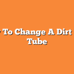How To Change A Dirt Bike Tube
